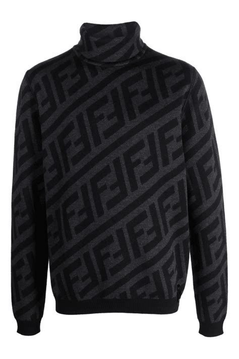 mens fendi turtleneck|fendi t shirts.